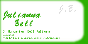 julianna bell business card